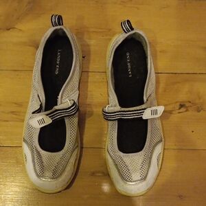 Lands' End White Water Shoe, Lightweight Fabric Comfort